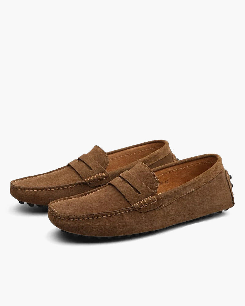 LuxeTrame ™|Mocassins en daim