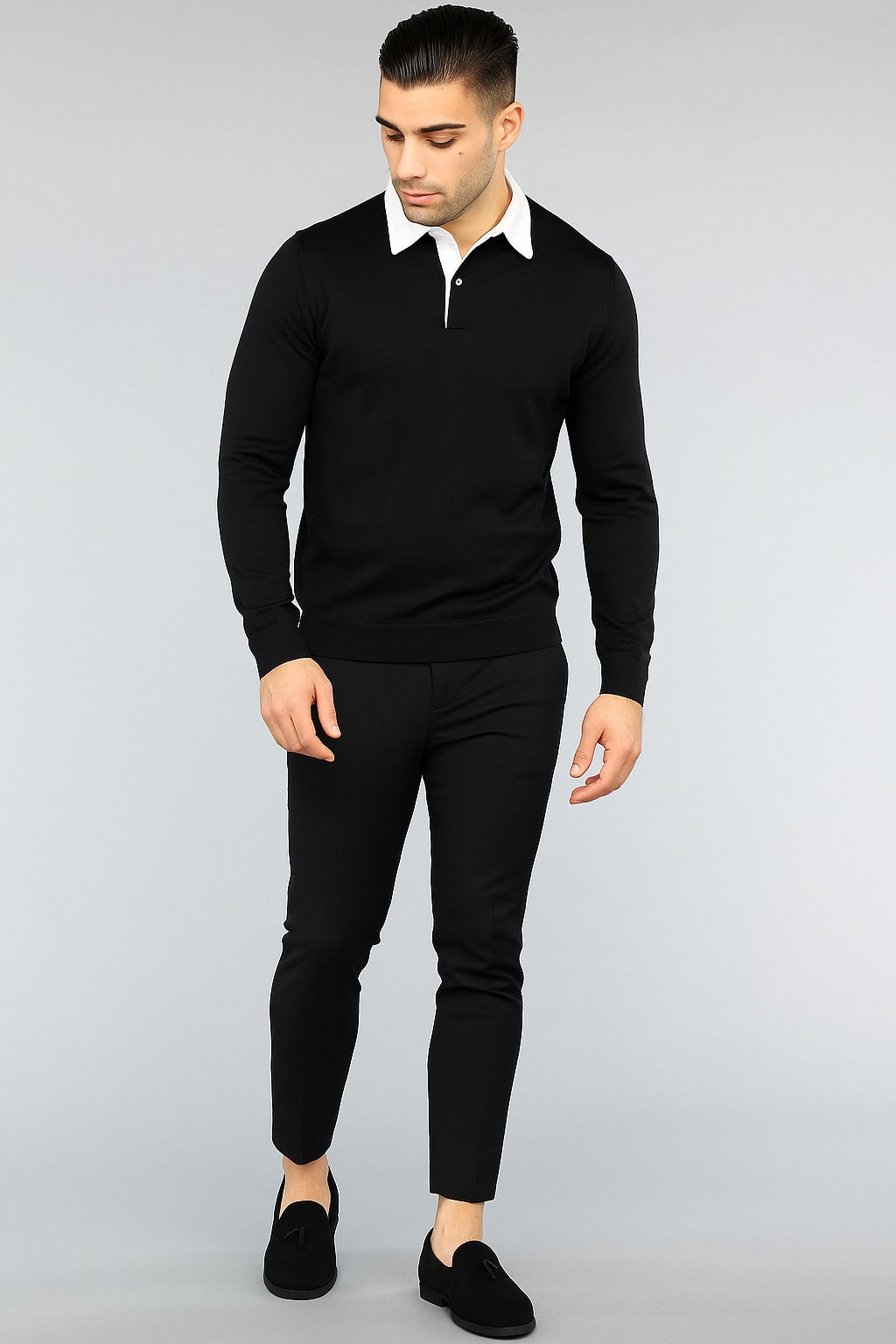 LuxeTrame™| Sweatshirt Classique d'hiver Style Polo