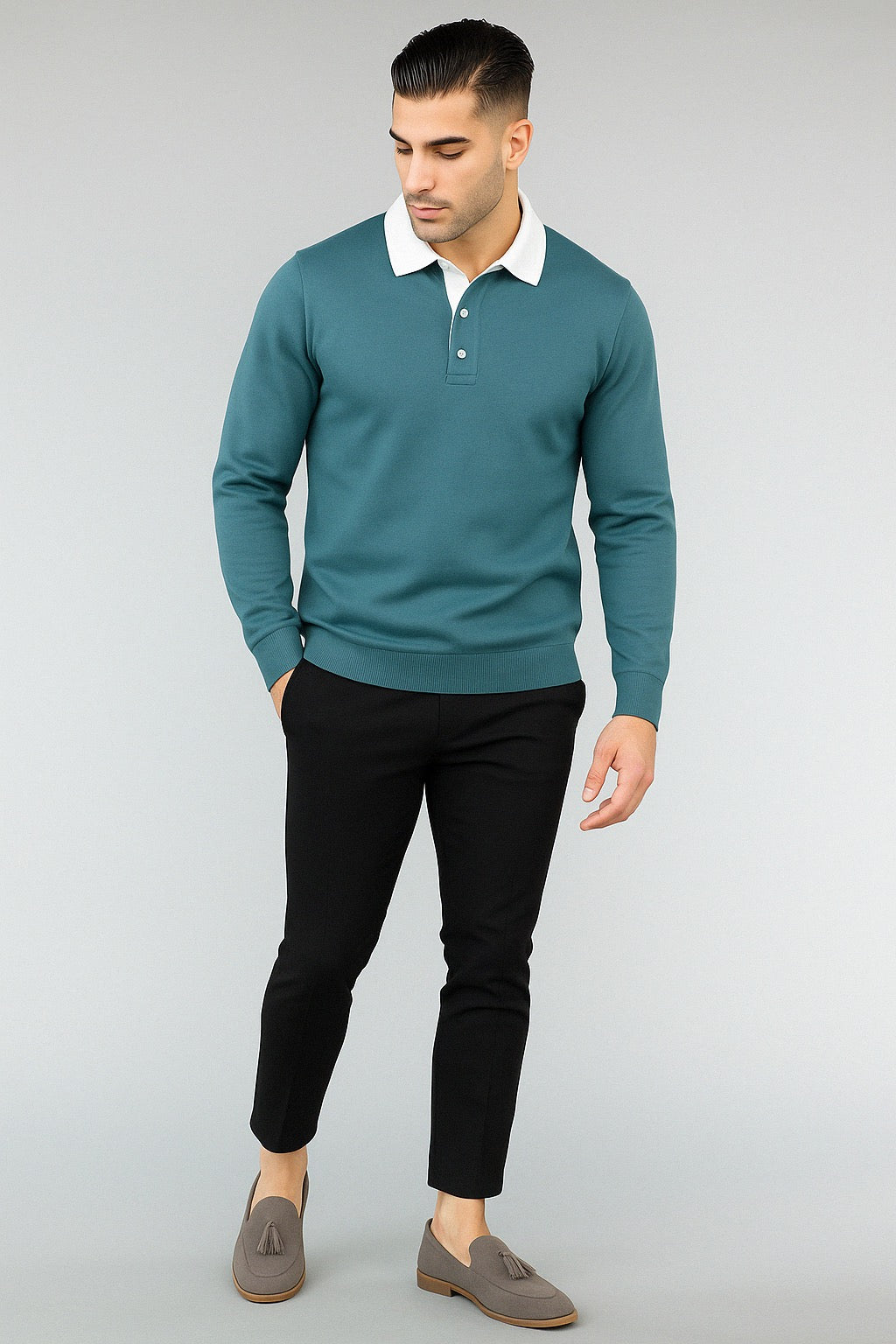 LuxeTrame™| Sweatshirt Classique d'hiver Style Polo