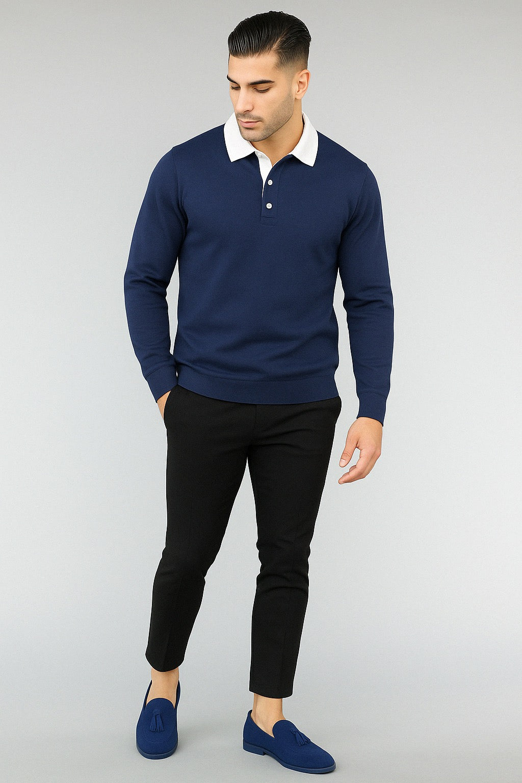 LuxeTrame™| Sweatshirt Classique d'hiver Style Polo
