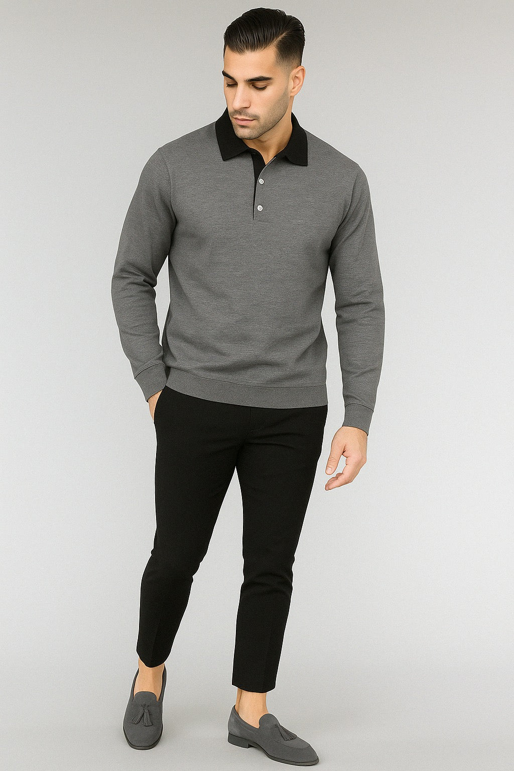 LuxeTrame™| Sweatshirt Classique d'hiver Style Polo