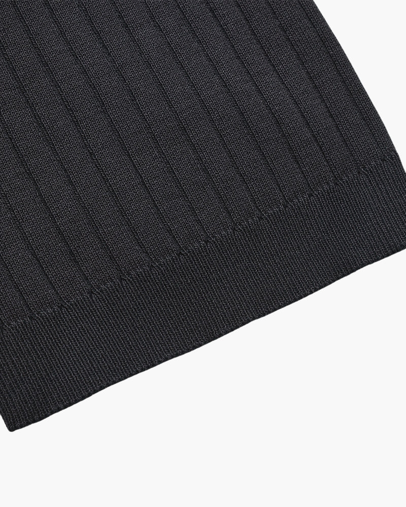 LuxeTrame™|Polo côtelé de qualité supérieure