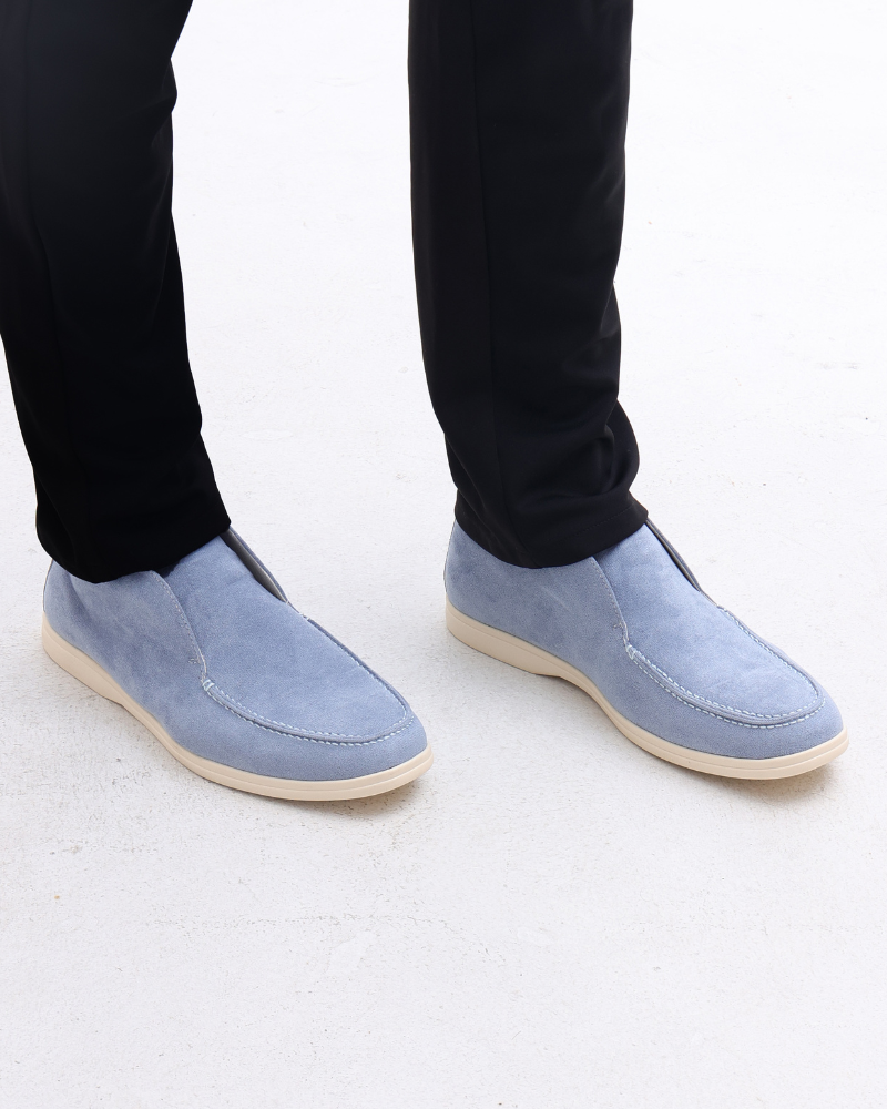LuxeTrame ™|Mocassins hauts en suède
