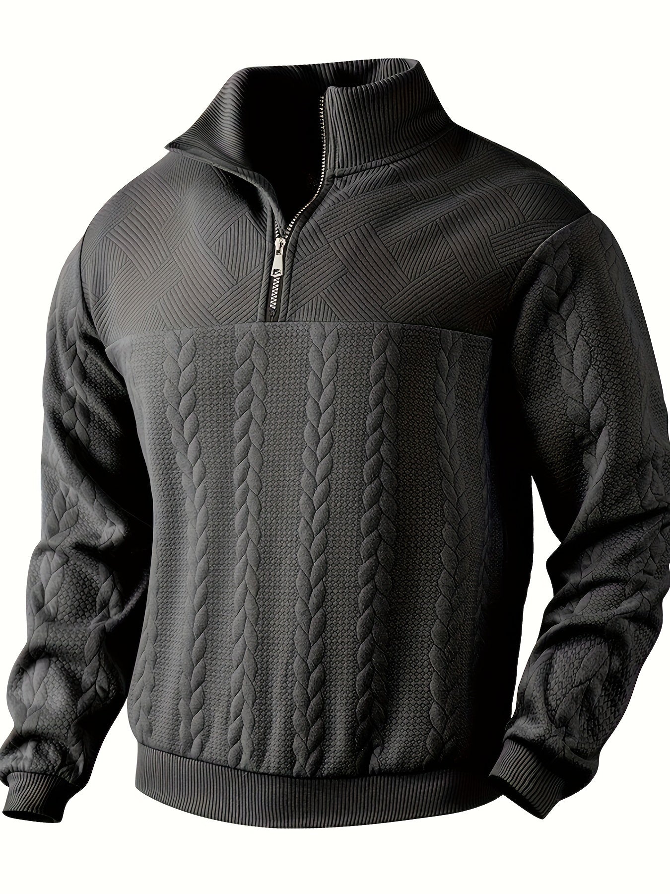 LuxeTrame™ | Pull zippé vintage pour hommes