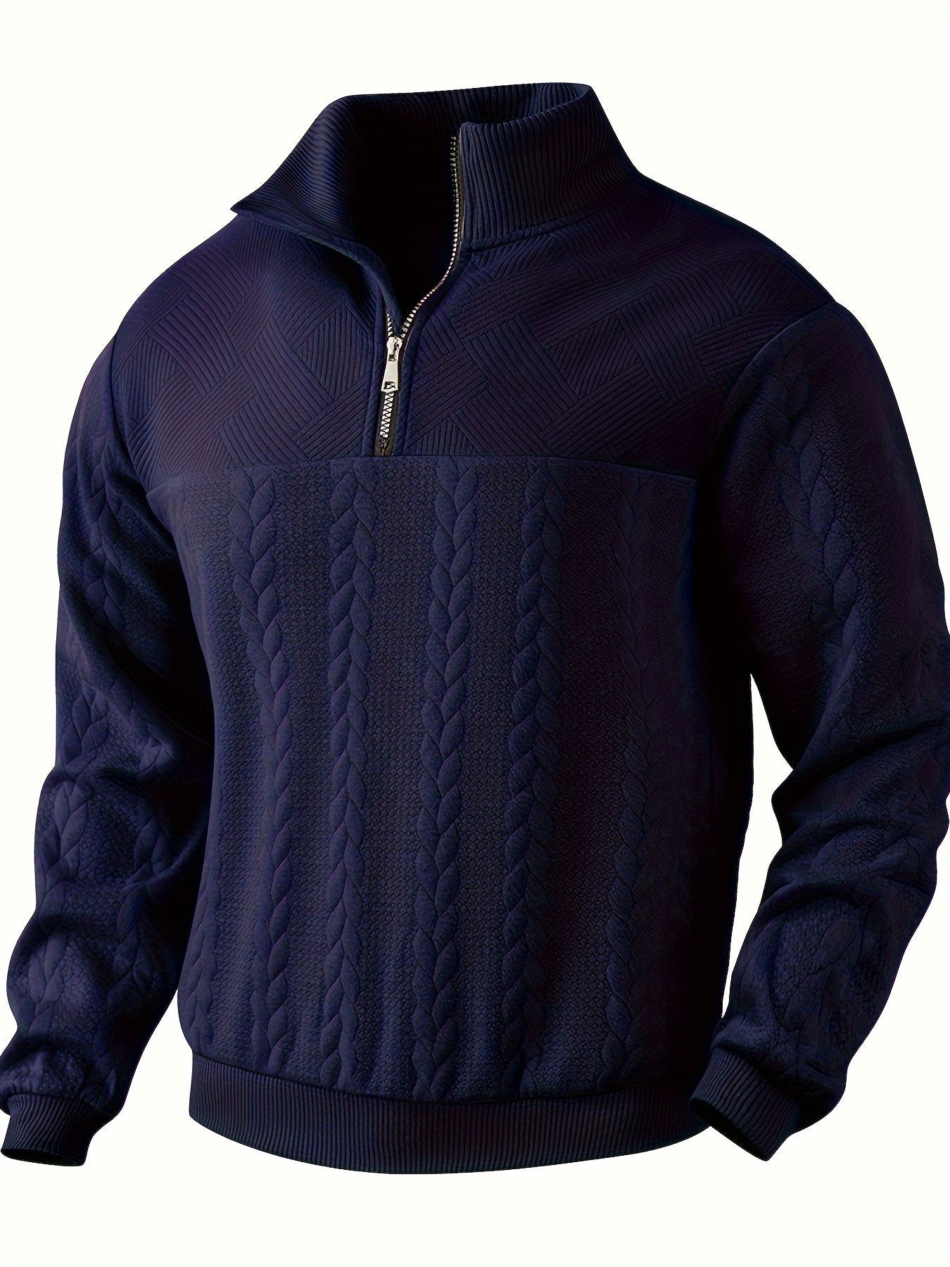 LuxeTrame™ | Pull zippé vintage pour hommes