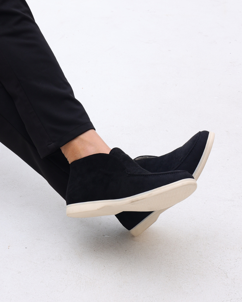 LuxeTrame ™|Mocassins hauts en suède