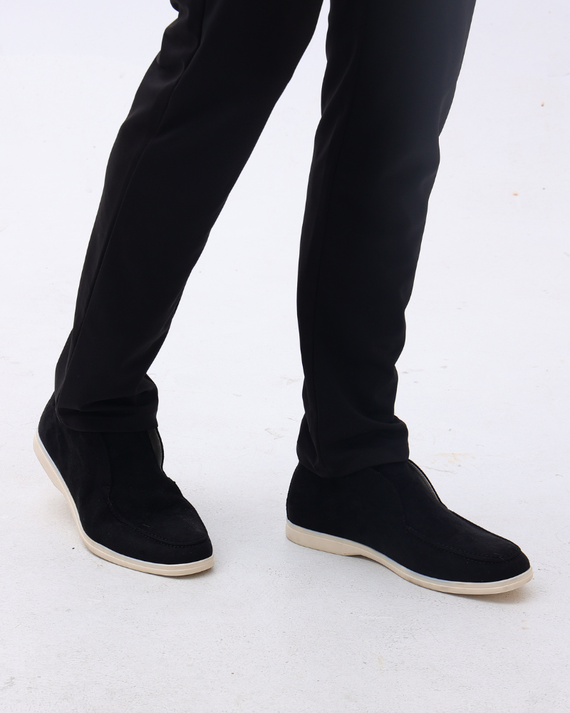 LuxeTrame ™|Mocassins hauts en suède