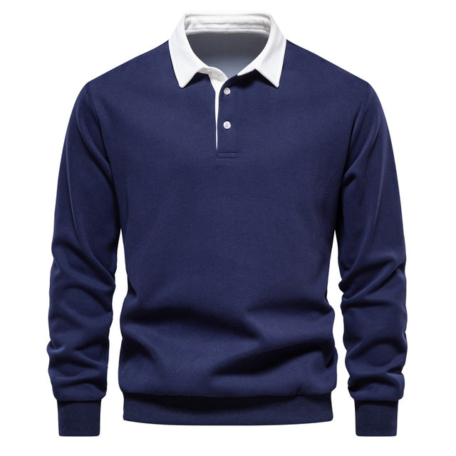 LuxeTrame™| Sweatshirt Classique d'hiver Style Polo