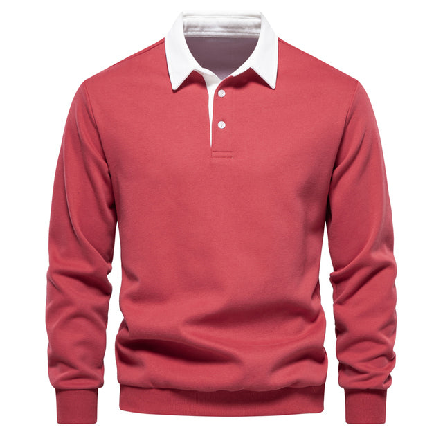 LuxeTrame™| Sweatshirt Classique d'hiver Style Polo