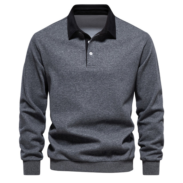 LuxeTrame™| Sweatshirt Classique d'hiver Style Polo