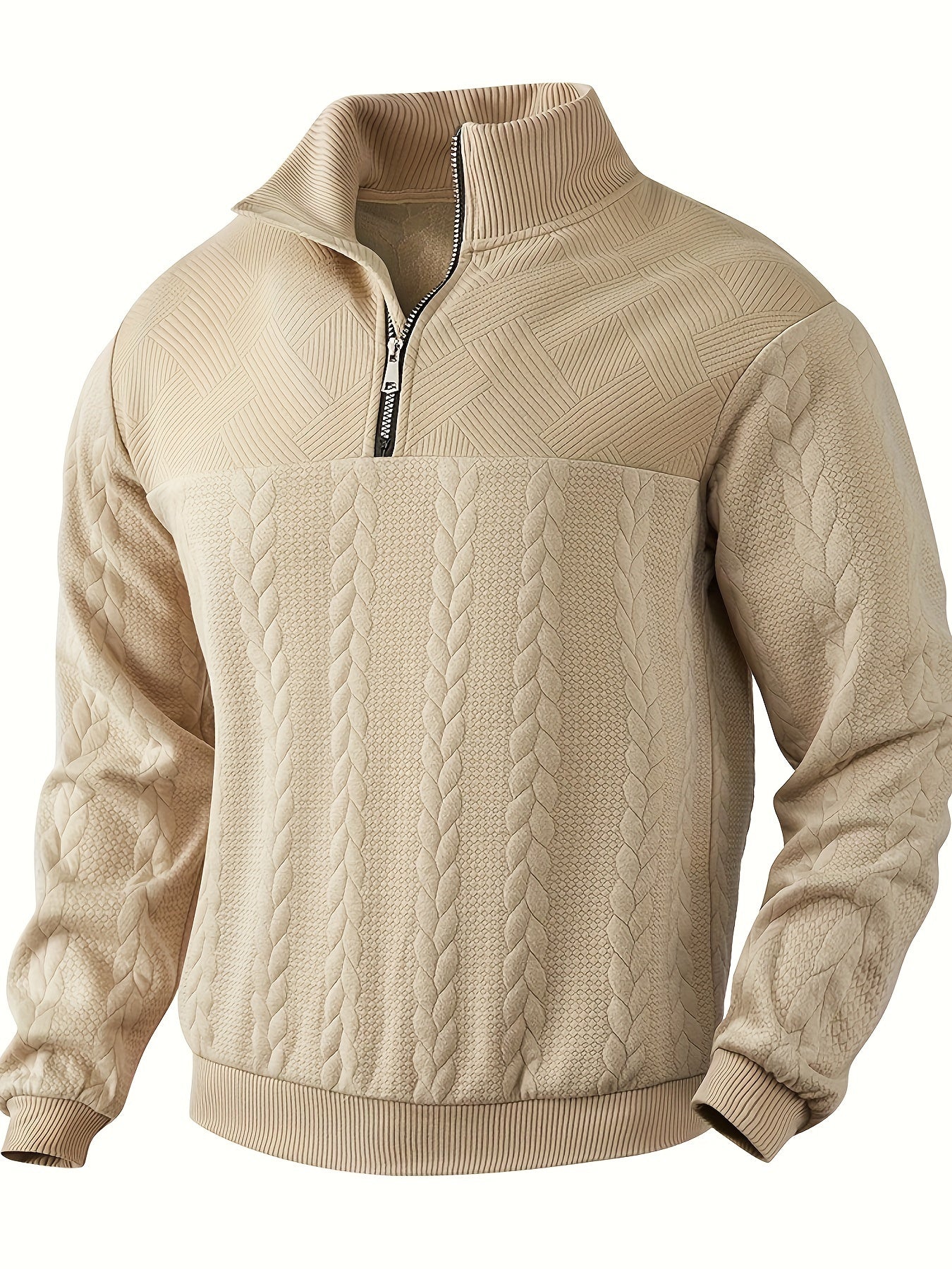 LuxeTrame™ | Pull zippé vintage pour hommes