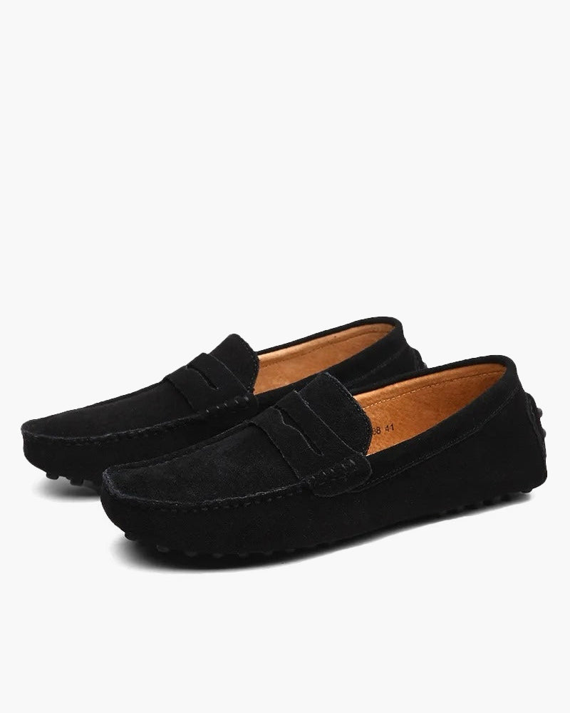 LuxeTrame ™|Mocassins en daim