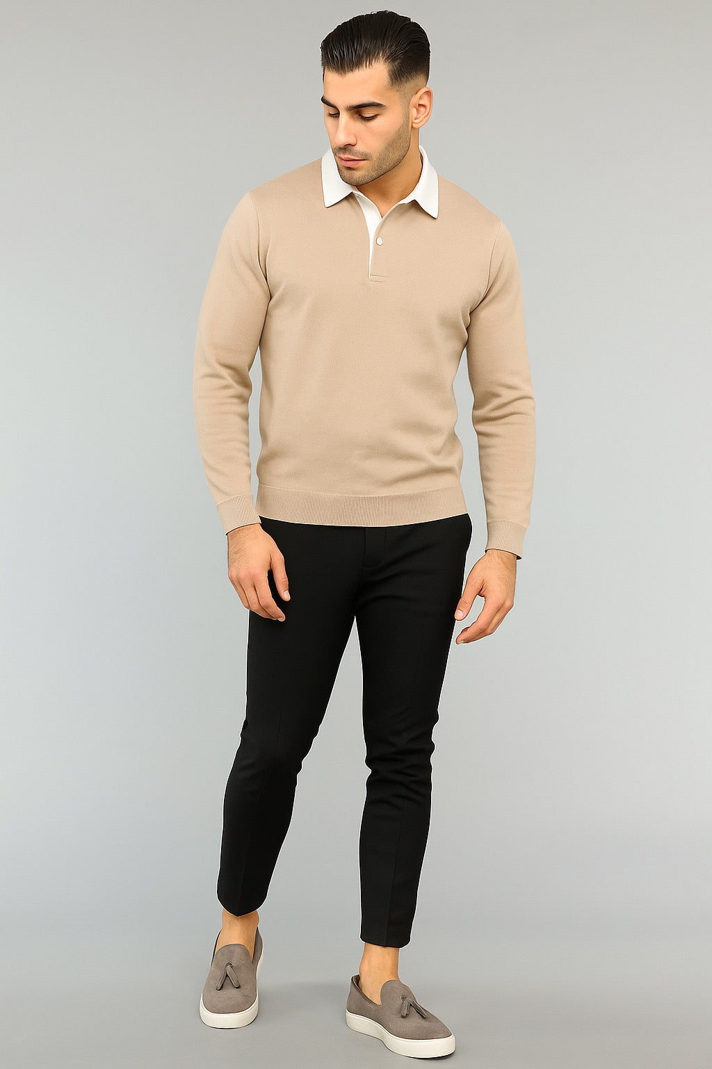 LuxeTrame™| Sweatshirt Classique d'hiver Style Polo