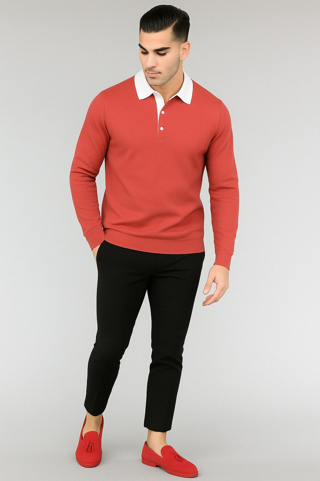 LuxeTrame™| Sweatshirt Classique d'hiver Style Polo