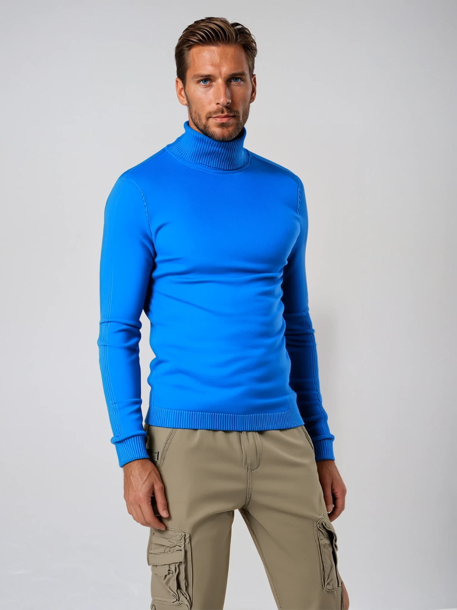 LuxeTrame™| Col roulé pour hommes