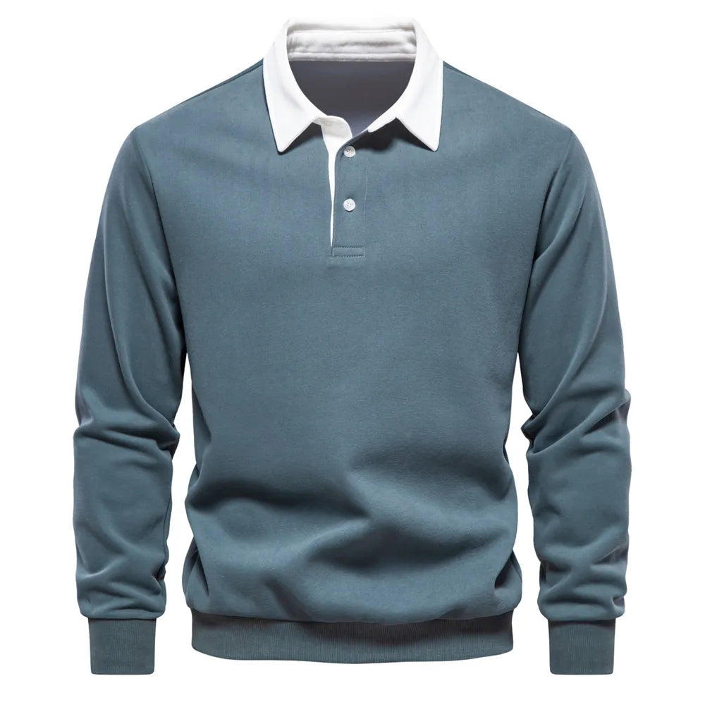 LuxeTrame™| Sweatshirt Classique d'hiver Style Polo