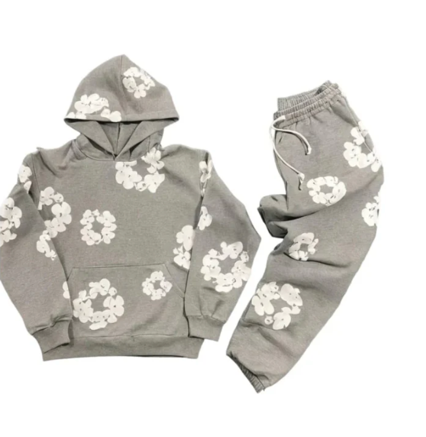 LuxeTrame ™| Survêtement avec imprimé fleurs
