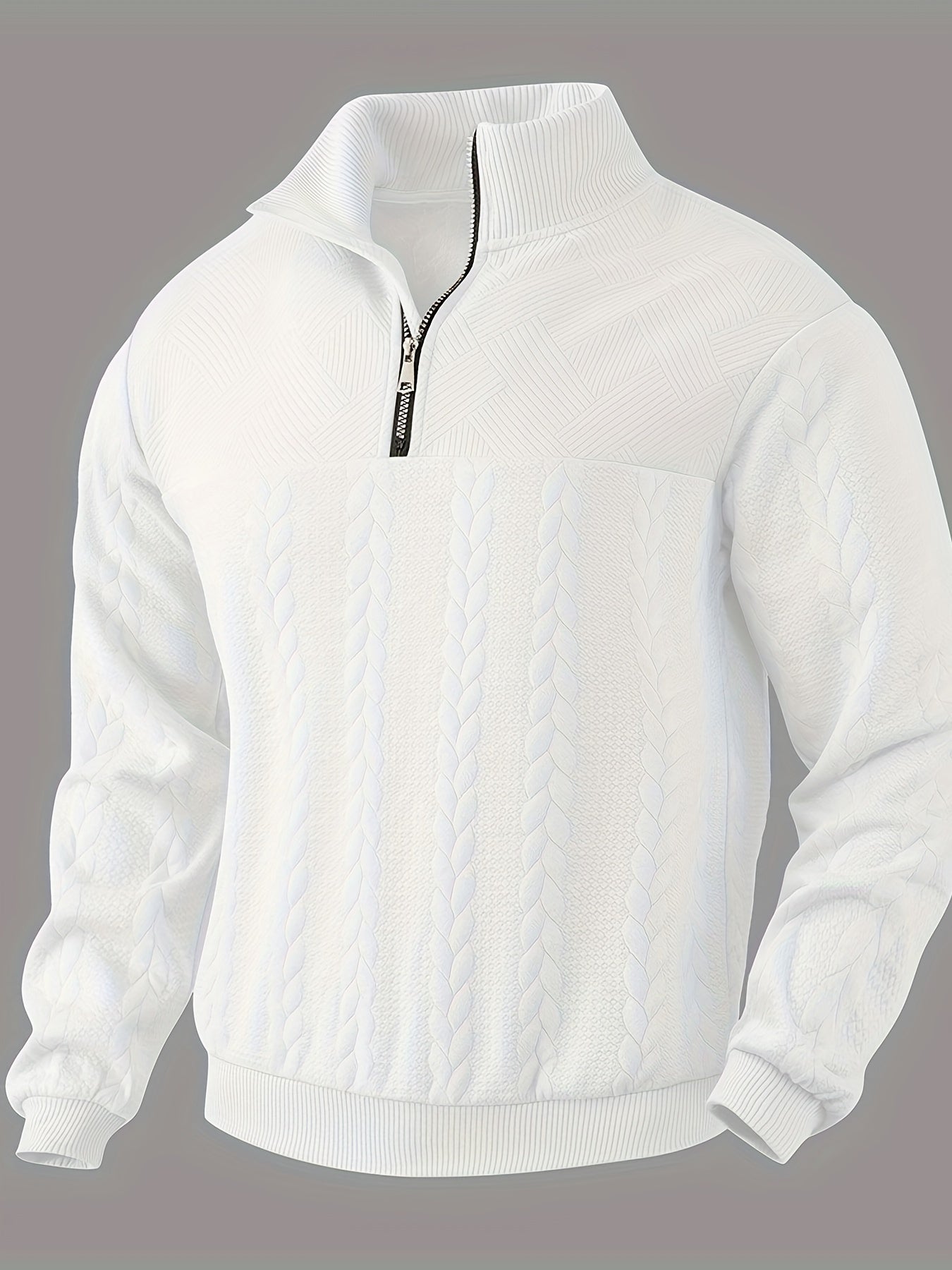 LuxeTrame™ | Pull zippé vintage pour hommes